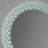 Perla Glass Frame Round Wall Mirror-95121777