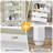 2 Drawer Bookcase Tall Bookshelf-1034322183