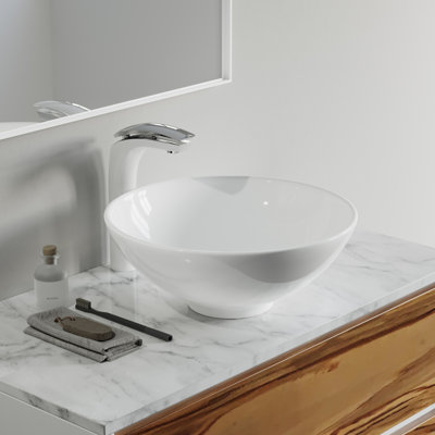 Dowell 16" Ceramic Round Vessel Sink