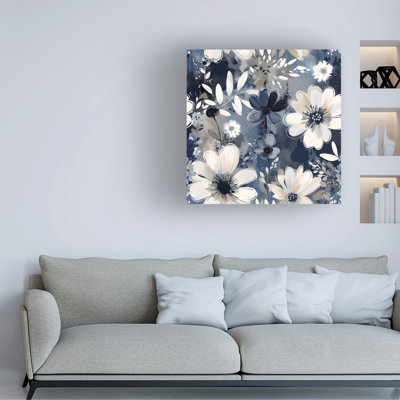 Bolog Tina Lavoie Indigo Conversation Canvas Art