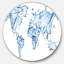 « world map water splash », impression-35124476-35124477