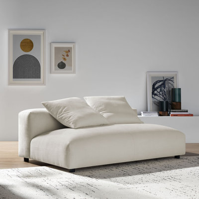 Solace Modular Upholstered Armless Loveseat