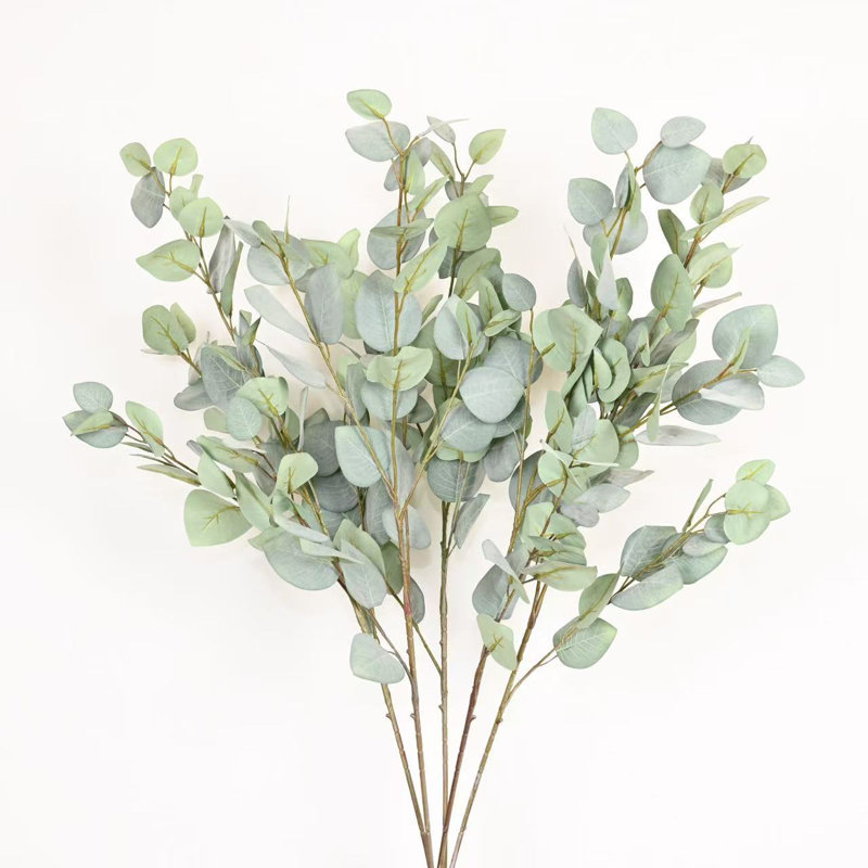 Branche d'eucalyptus de verdure artificielle 36 po pour remplisseur de vase