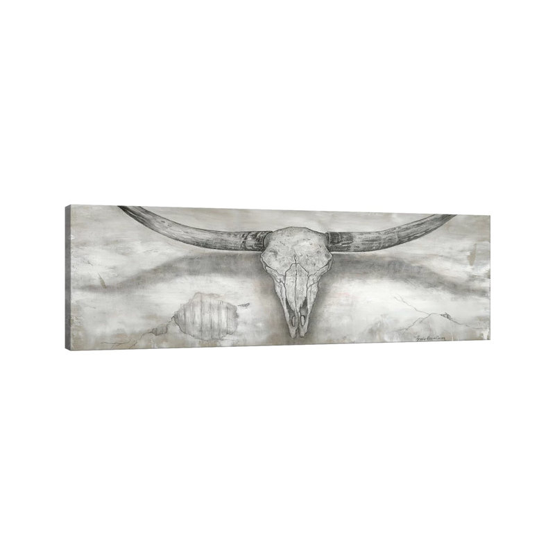 Longhorn Ii by Marie Elaine Cusson - Wrapped Canvas Panoramic Gallery-Wrapped Canvas Giclée