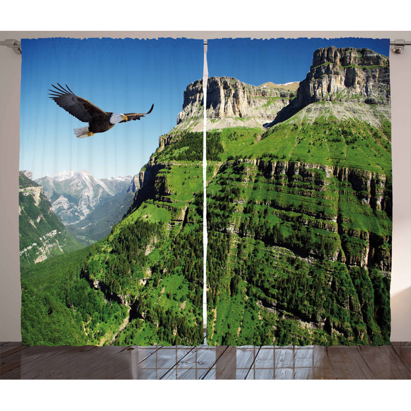 Semi Sheer Curtain Pair, 54" W x 90" L