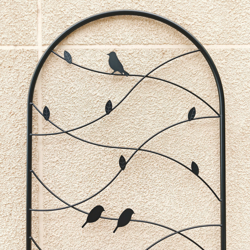 4 Pack 19.7" Metal Rustproof Garden Trellis, 71" H x 19.7" W x 1" D