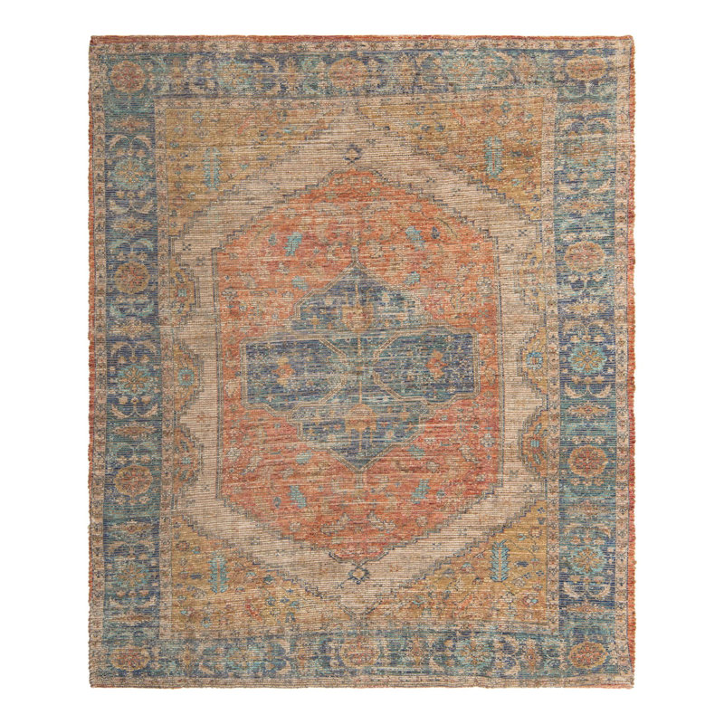 Tapis Watkin - orange / jaune, Rectangle 7 pi 10 po x 10 pi