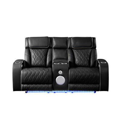 Causeuse inclinable de style moderne Fortuner en bois avec fonction de massage incluse