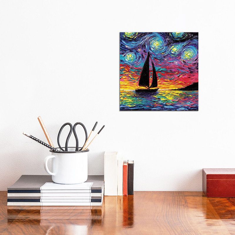 Come Sail Away by Aja Trier - Wrapped Canvas Print, 30.48 cm H x 30.48 cm W