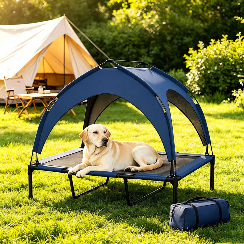Polyester Pet Bed, Dark Blue