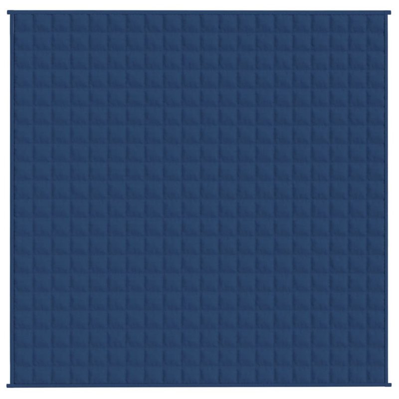 Couverture en tissu , Bleu, L 78,7 po x L 78,7 po