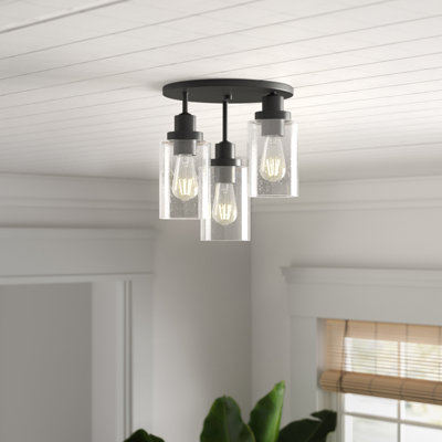 Plafonnier semi-encastré 3 lumières 12 po Ayva