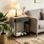 Console avec prise de courant, table d'entrée étroite avec tiroirs de rangement, 2 prises CA et 2 ports USB, table de canapé pour le salon derrière le canapé, vestibule, chêne gris