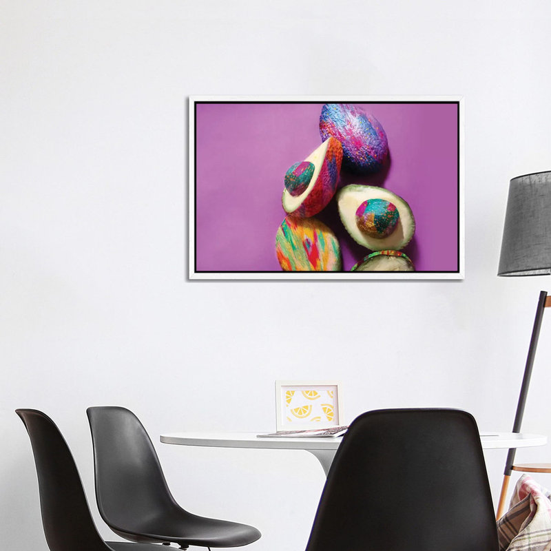 Avocado by EttaVee - Print on Canvas, 66.04 cm H x 45.72 cm W, White Framed Canvas