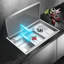 Évier de cuisine à simple cuve en acier inoxydable 32,25 po L-93842235