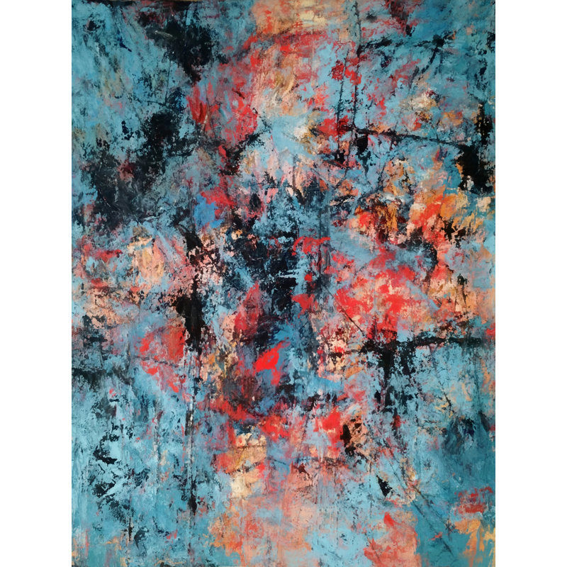 Abstract Composition 798 Print by Angel Estevez, 21.25" H x 17.25" W