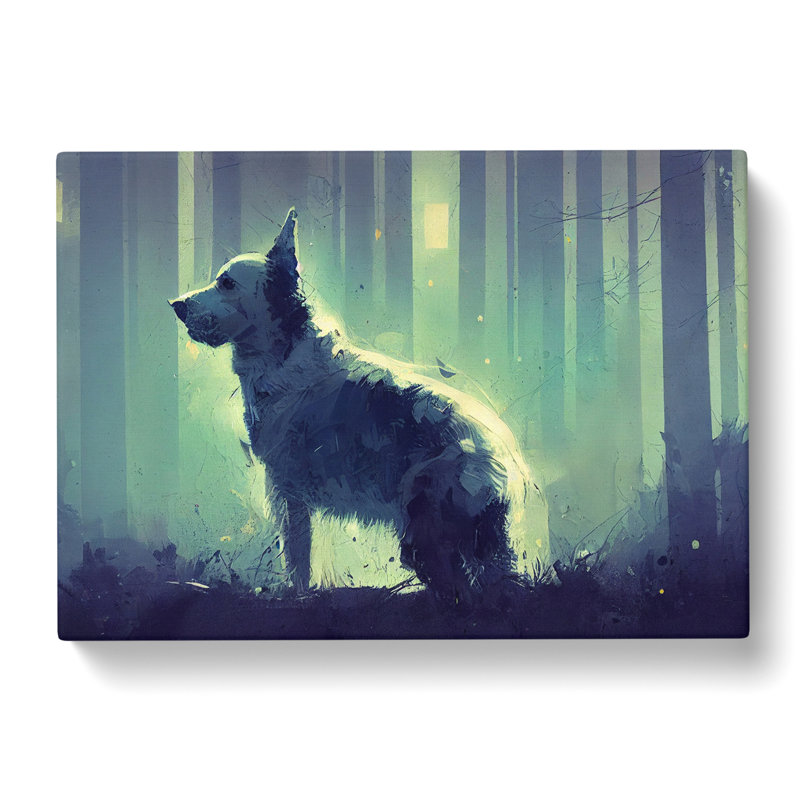 Dog Vol.3 Abstract - Wrapped Canvas, 50cm H x 76cm W x 3cm D