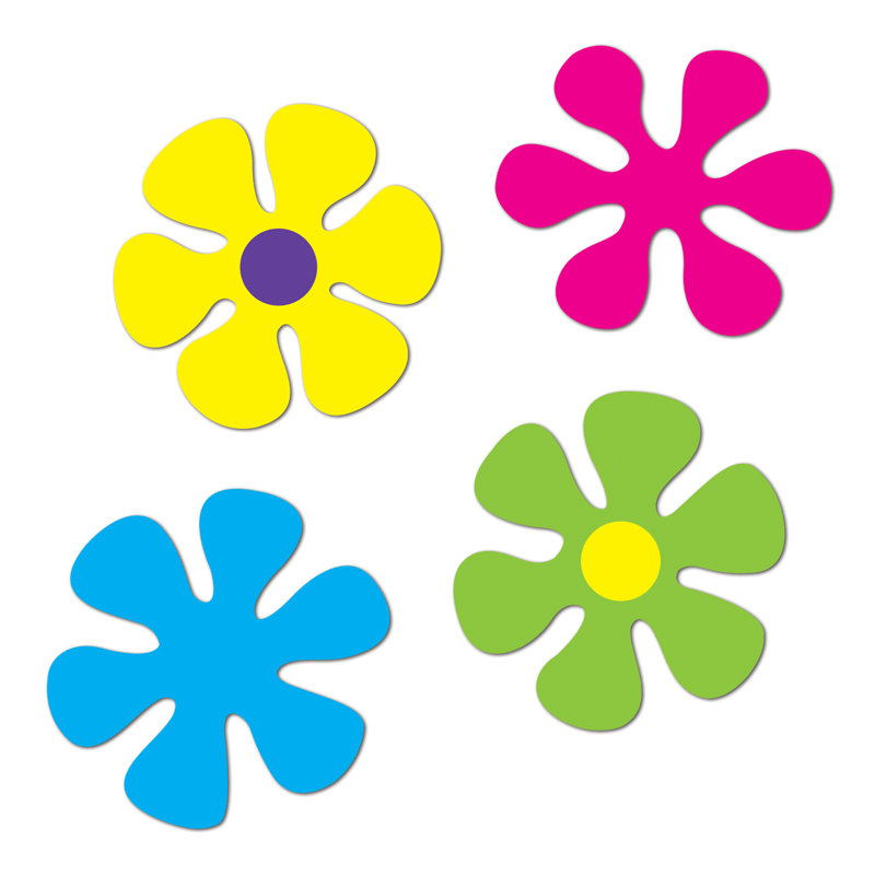 Découpes de fleurs rétro