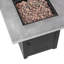 The Wakefield Steel Propane Fire Pit Table