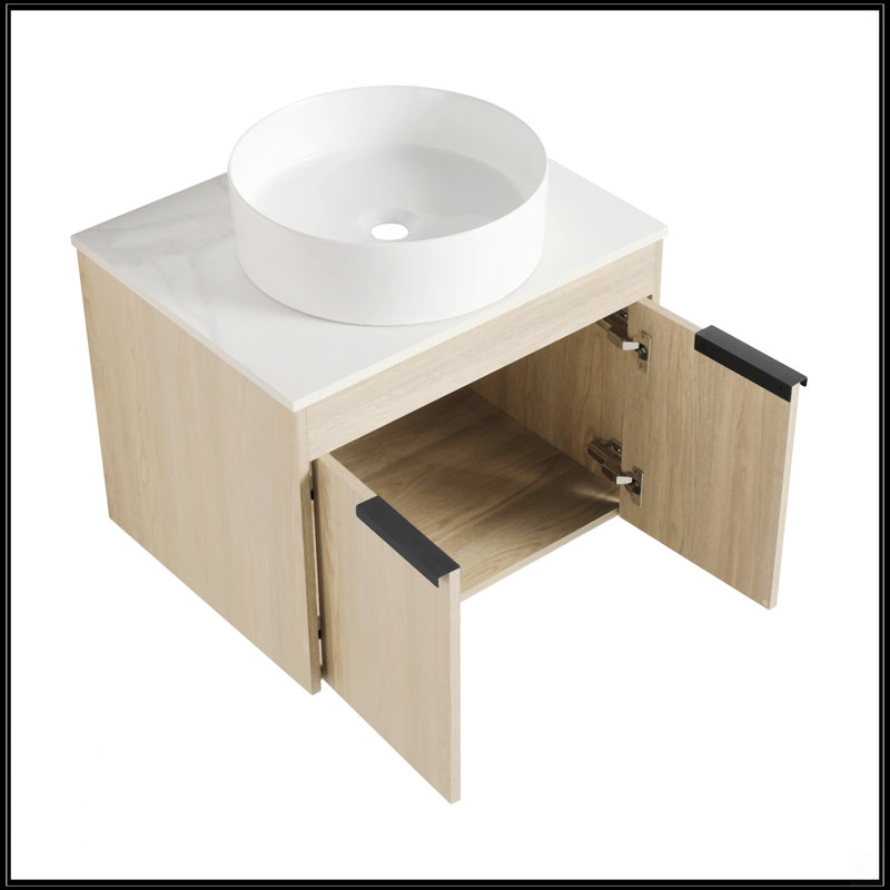 Ensemble de meuble-lavabo moderne 24 "avec lavabo en céramique 24", 24"