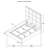 Tufted Upholstered Panel Bed-171340593