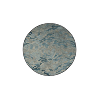 Machine Washable Gray Area Rug