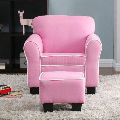 Aalborg Kids 12.6'' Club Chair Chair and Ottoman
