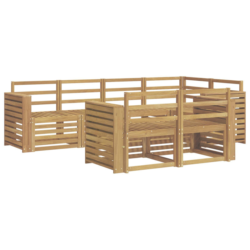 251cm Wide Patio Sofa, 7