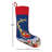 Santa and Reindeer Embroidered Needlepoint Stocking