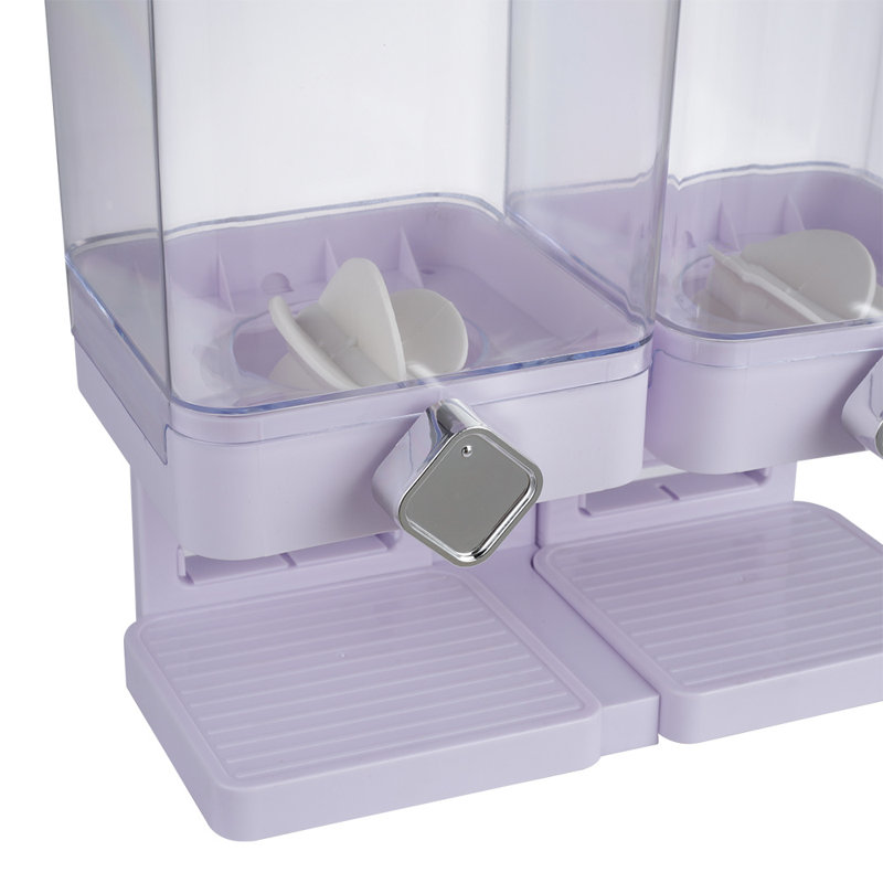 Anjela Food Storage Container, White/Purple