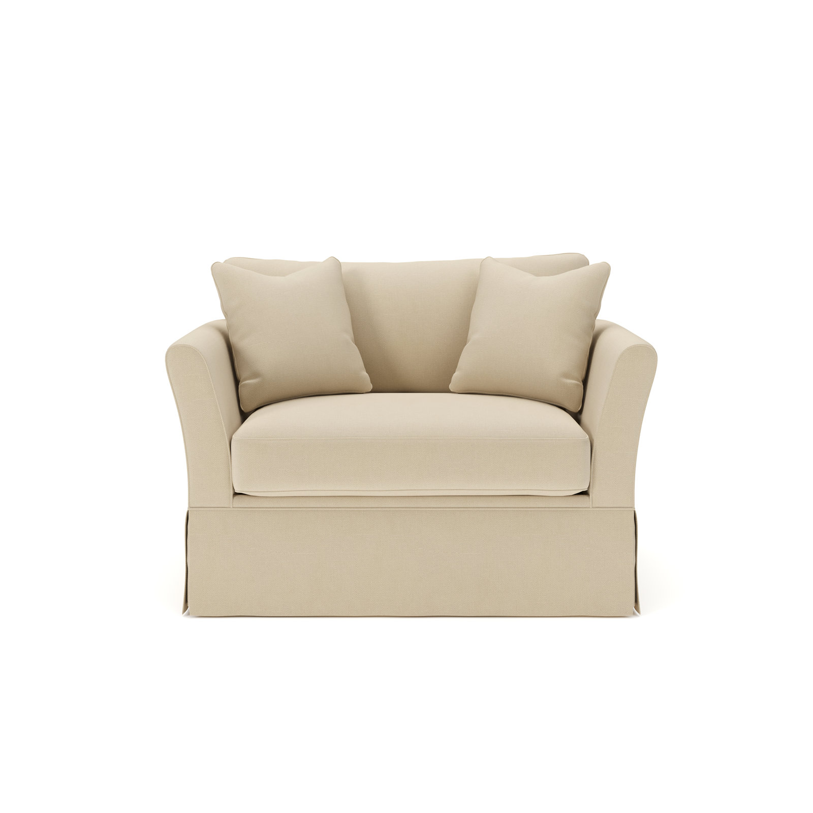 Shelby Upholstered Accent Chair, Bayou Stone Canvas