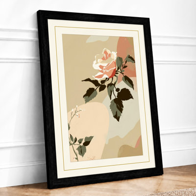 Delicate Rose Study Japandi - Print