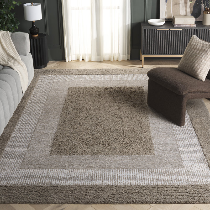 Tapis brun / ivoire Jorddy 806, Rectangulaire 8 pi x 10 pi