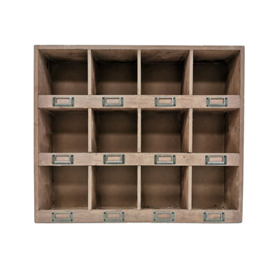 Tablette en bois massif 3 pièces Alonta