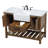 Pelaghia 48 " W Freestanding Standard 1 Single Vanity Bathroom Vanity With Marble Top-57367824