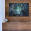 «Northern Lights Aurora Borealis Over Glacier Ice 3» par Luxe Portfolio, art mural en métal-1726659296