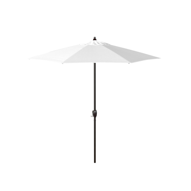 Parasol de marché 7 pi 5 po Bala, Blanc - oléfine