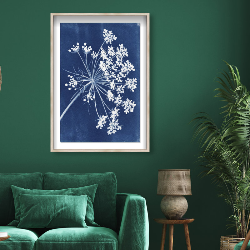 Queen Lace Print by Oliver Gal, 31.5"H x 46.5"W, Natural Oak Shadowbox