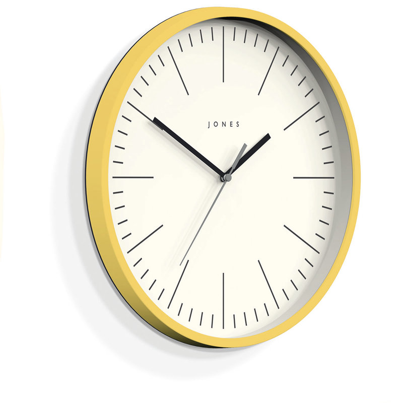 Acrylic Wall Clock, Yellow