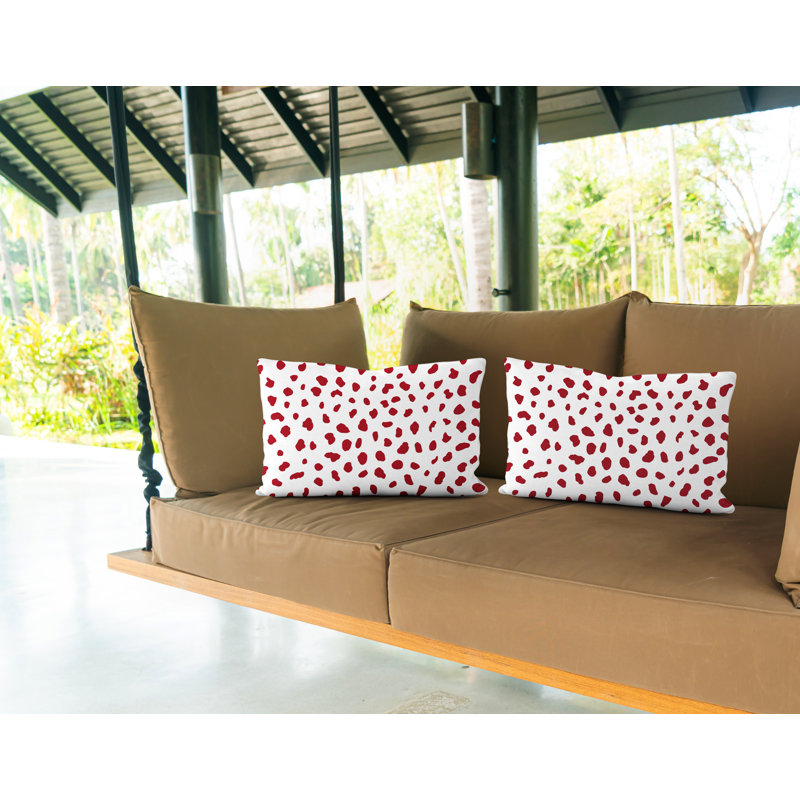 Coussin intérieur / extérieur Lumbar, Rouge
