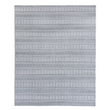 Provident Geometric Area Rug in Silver