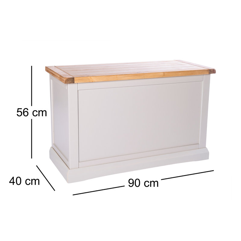 Richford Blanket Chest, Grey/Grey