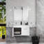 Meuble-lavabo avec lavabo et miroir-125515032