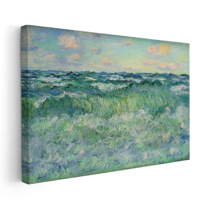 Marine Pourville, 1881 - reproduction d'art sur toile, H 24 po x l 36 po