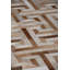 Metro-Velvet Geometric Area Rug in Brown/Gray/Ivory-25181507