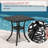 Patio Side Table Cast Aluminum End Table
