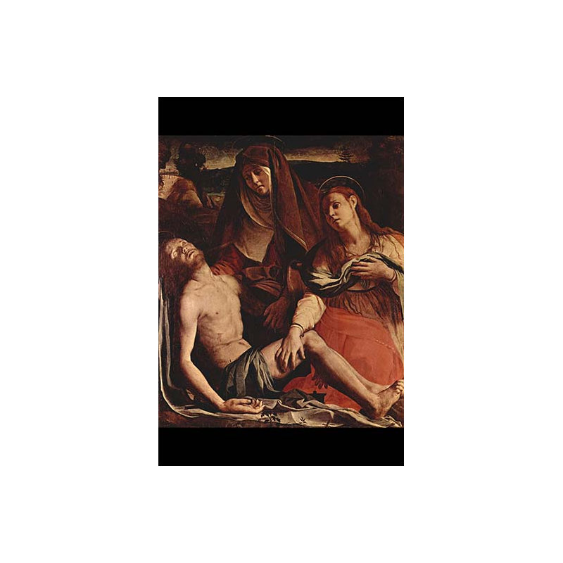 Christ et maria magdalena-impression, H 66 po x l 44 po x P 1,5 po