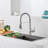 Forious® Ultra Pull Down Single Handle Kitchen Faucet with Deck Plate-100865072