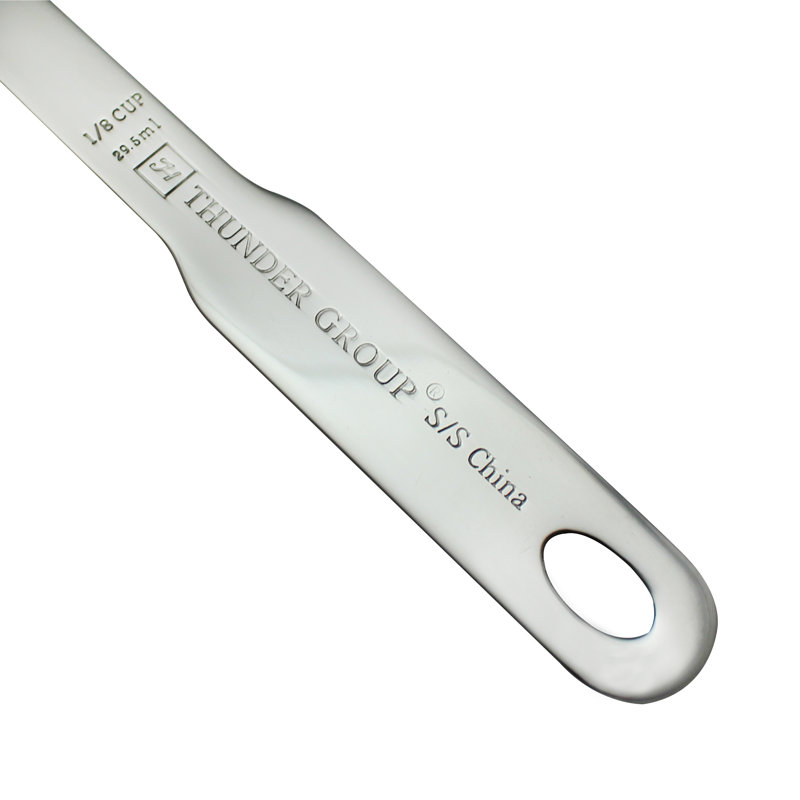 Cuillère à mesurer en acier inoxydable thunder group inc., H 1,88 po x l 3,13 po x P 10 po