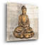 Art mural épique «Bronze Buddha» par Silvia Vassileva, 24 po x 24 po-738916304